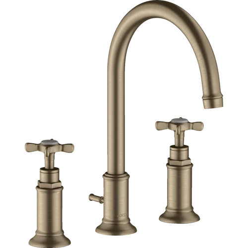 Hansgrohe Axor Montreux 3-lyukú mosdócsaptelep DN15, szálcsiszolt nikkel 16513820