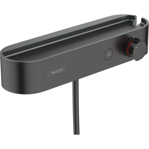 Hansgrohe ShowerTablet Select Zuhanytermosztát 400, falsíkon kívüli szereléshez matt fekete 24360670