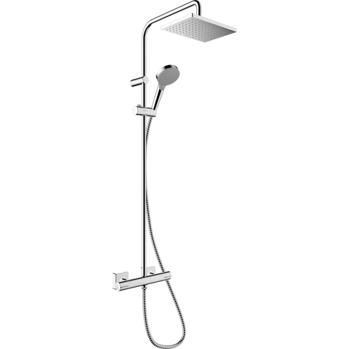 Hansgrohe Vernis Shape Showerpipe 230, 1 jet, EcoSmart, termoszáttal króm 26097000