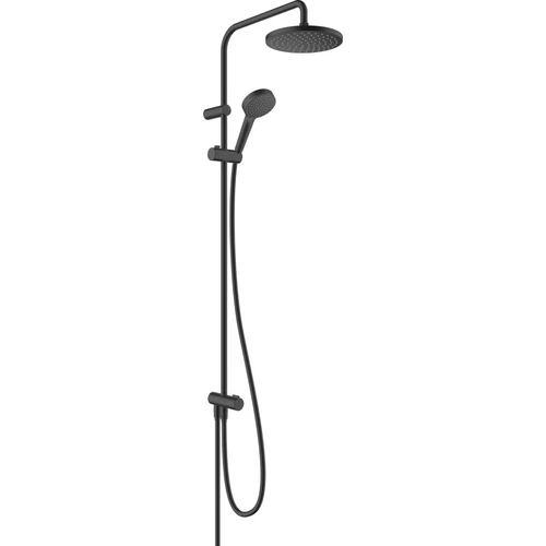 Hansgrohe Vernis Blend Showerpipe 200, 1 jet, Reno matt fekete 26272670