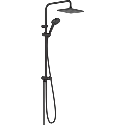 Hansgrohe Vernis Shape Showerpipe 230, 1 jet Reno matt fekete 26282670