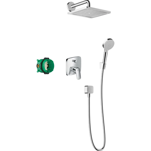 Hansgrohe Crometta E Zuhanyrendszer 240, 1 jet, egykaros csapteleppel króm 27957000