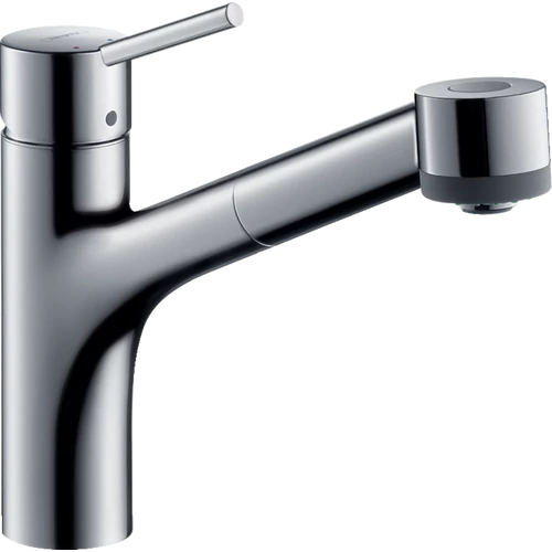 Hansgrohe Talis M52 Egykaros konyhai csaptelep kihúzható zuhanyfejjel króm 32841000