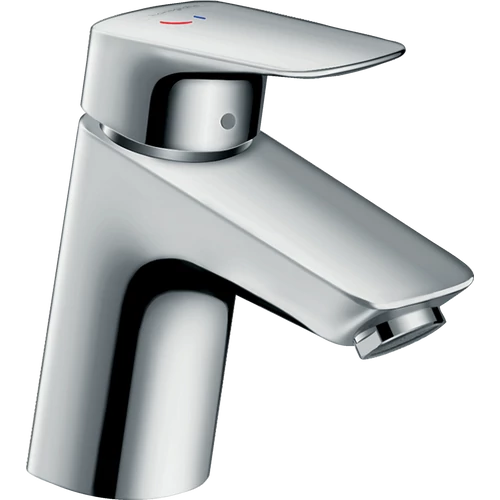 Hansgrohe Logis Egykaros mosdócsaptelep 70 kétféle átfolyási mennyiséggel, automata lefolyó-garnitúrával króm 71075000