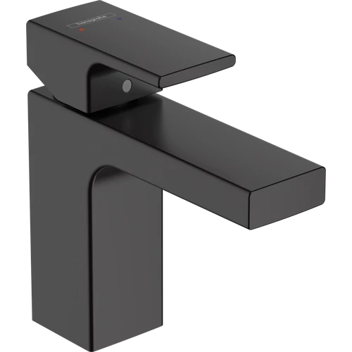 Hansgrohe Vernis Shape Egykaros mosdócsaptelep 100, automata lefolyógarnitúrával matt fekete 71561670