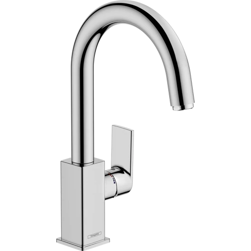 Hansgrohe Vernis Shape Egykaros mosdócsaptelep elforgatható kifolyóval és automata lefolyógarnitúrával króm 71564000