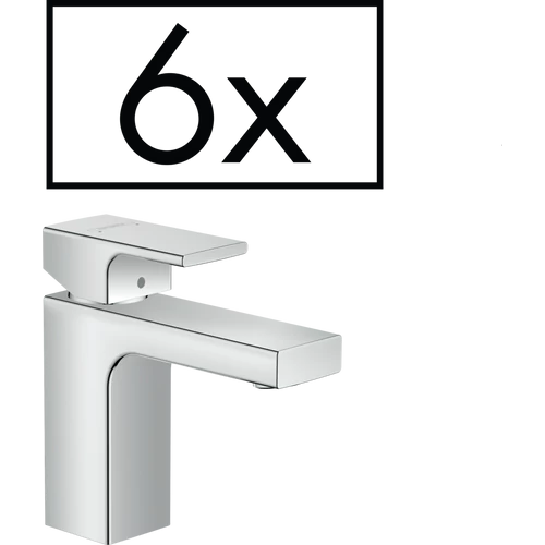 Hansgrohe Vernis Shape Egykaros mosdócsaptelep 100, automata lefolyógarnitúrával, projekt csomag króm 71597000