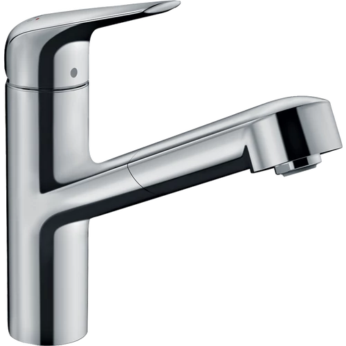 Hansgrohe Focus M42 Egykaros konyhai csaptelep kihúzható kifolyóval króm 71814000