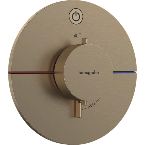 Hansgrohe ShowerSelect Comfort S Falsík alatti termosztát, 1 funkciós, szálcsiszolt bronz 15553140