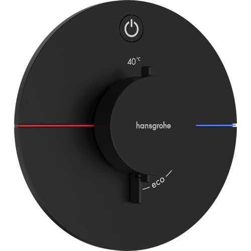 Hansgrohe ShowerSelect Comfort S Falsík alatti termosztát, 1 funkciós, matt fekete 15553670