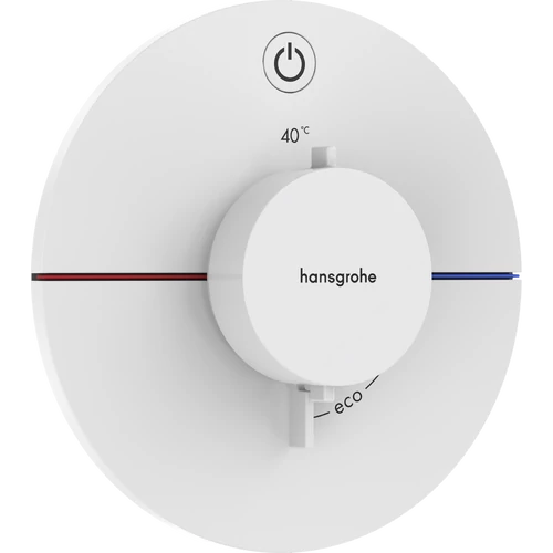 Hansgrohe ShowerSelect Comfort S Falsík alatti termosztát, 1 funkciós, matt fehér 15553700