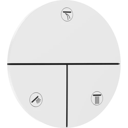 Hansgrohe ShowerSelect Comfort S Falsík alatti elzáró- és váltószelep, 3 funkciós 15558700