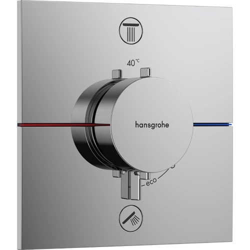 Hansgrohe ShowerSelect Comfort E Falsík alatti Kád/Zuhany termosztát, 2 funkciós 15572000