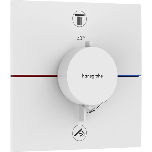 Hansgrohe ShowerSelect Comfort E Falsík alatti Kád/Zuhany termosztát, 2 funkciós, beépített biztonsági kombinációval EN1717 15578700
