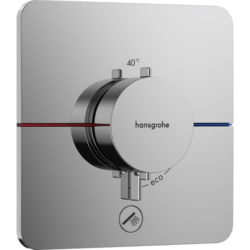 Hansgrohe ShowerSelect Comfort Q Falsík alatti Kád/Zuhany termosztát mennyiségszabályozóval, 1+1 funkciós 15589000