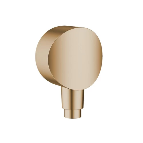 Hansgrohe FixFit S csatlakozó visszacsapó szeleppel, szálcsiszolt bronz 26453140