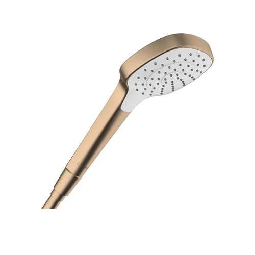 Hansgrohe CROMA E 110 kézizuhany,1 Jet Ecosmart 9 l/perc, szálcsiszolt bronz, 26815140