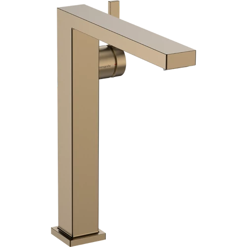 Hansgrohe Tecturis E Egykaros mosdócsaptelep Fine 240, CoolStart, Push-open lefolyógarnitúrával, szálcsiszolt bronz 73070140