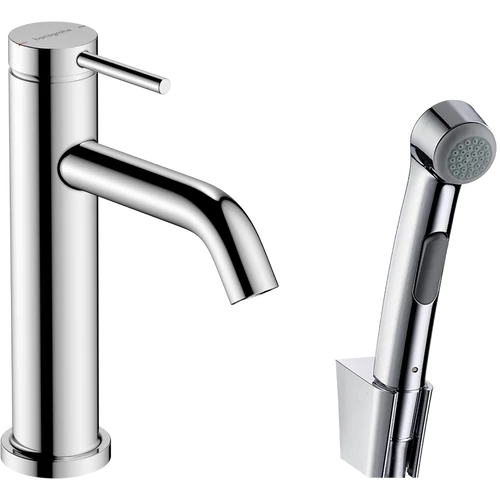 Hansgrohe Tecturis S Egykaros mosdócsaptelep 110, bidé kézizuhannyal, 1.60m-es zuhanytömlővel 73211000