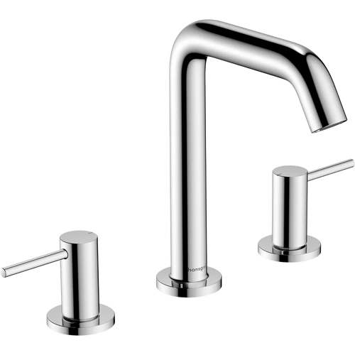 Hansgrohe Tecturis S 3-lyukú mosdócsaptelep 150, Push-open lefolyógarnitúrával 73330000