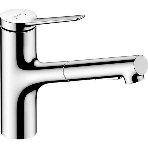 Hansgrohe Zesis M33 konyhai csaptelep 2jet, kihúzható zuhanyfejjel, króm 74820000