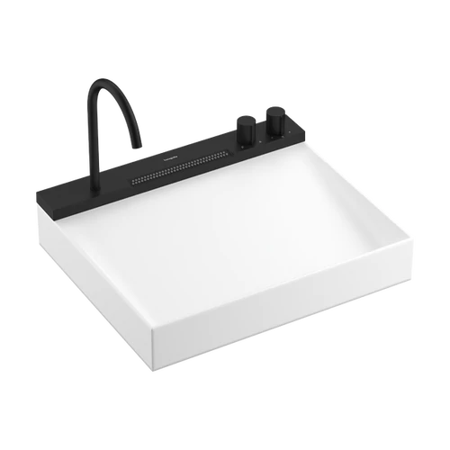 Hansgrohe Avalegra AquaUnit 580/475 mosdórendszer zuhanyvízsugárral Matt Fekete 22472670