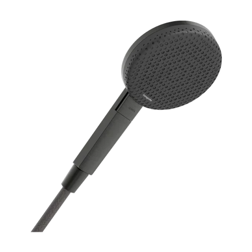 Hansgrohe Raindance Alive Select S Kézizuhany 125, 3jet Szálcsiszolt Fekete Króm 24500340