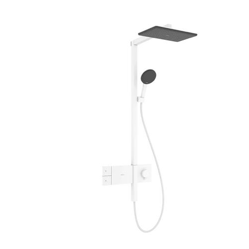 Hansgrohe Raindance Alive Q Showerpipe 210/340, 1jet, ShowerSelect Comfort Matt Fehér 24580700