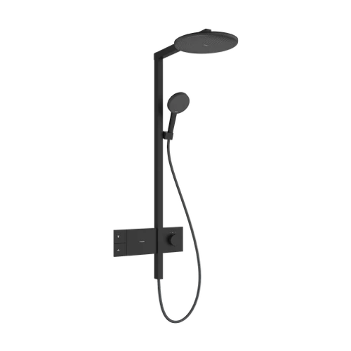 Hansgrohe Raindance Alive S Showerpipe 300, 1jet, EcoSmart, ShowerSelect Comfort Matt Fekete 24583670
