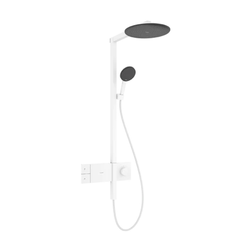Hansgrohe Raindance Alive S Showerpipe 300, 1jet, EcoSmart, ShowerSelect Comfort Matt Fehér 24583700