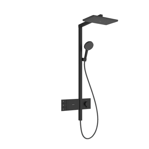 Hansgrohe Raindance Alive Q Showerpipe 300, 2jet, ShowerSelect Comfort Matt Fekete 24590670