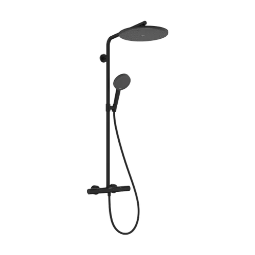 Hansgrohe Raindance Alive S Puro Showerpipe 300, 1jet, Ecostat Element Matt Fekete 24592670