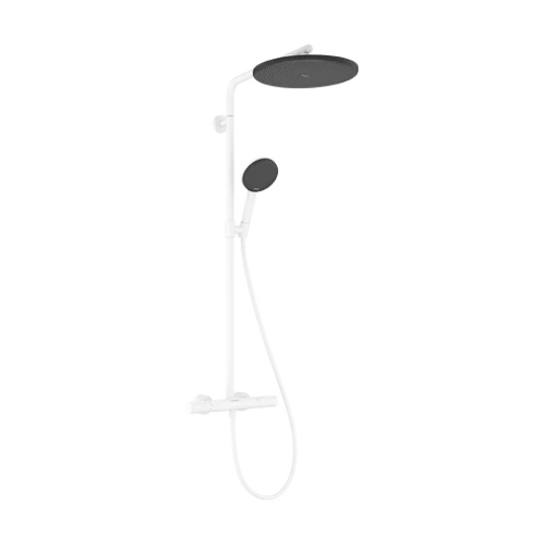 Hansgrohe Raindance Alive S Puro Showerpipe 300, 1jet, Ecostat Element Matt Fehér 24592700