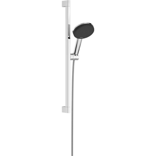 Hansgrohe Raindance Alive Select S Zuhanyszett 125, 3jet, EcoSmart, Unica E Puro 65 zuhanyrúddal és zuhanytartóval Króm 24600000
