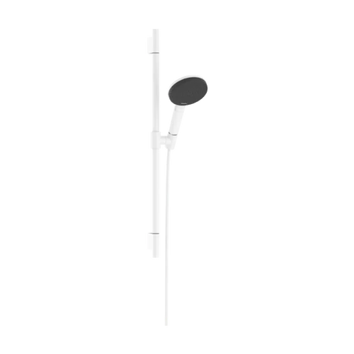 Hansgrohe Raindance Alive Select S Zuhanyszett 125, 3jet, EcoSmart, Unica S Pura 65 zuhanyrúddal Matt Fehér 24602700