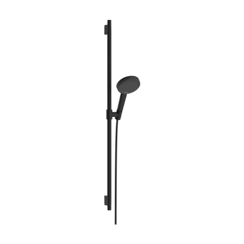 Hansgrohe Raindance Alive Select S Zuhanyszett 125, 3jet, EcoSmart, Unica S Puro 90cm-es zuhanyrúddal Matt Fekete 24603670