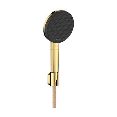 Hansgrohe Raindance Alive Select S Zuhanytartó szett 125, 3jet, EcoSmart, Designflex zuhanytömlővel 160cm Polírozott Arany Hatású 24611990