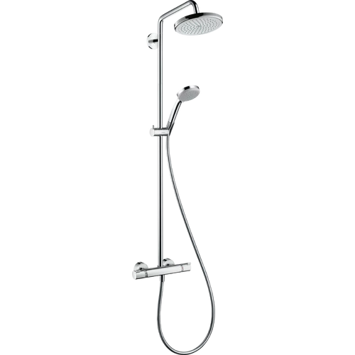 Hansgrohe Croma 220 Showerpipe Air 1jet Ecosmart 27188000