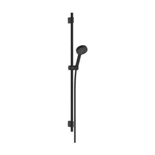Hansgrohe Activera Select S Zuhanyszett 95, 2jet, EcoSmart, 105cm-es zuhanyrúddal Varia Matt Fekete 28050670