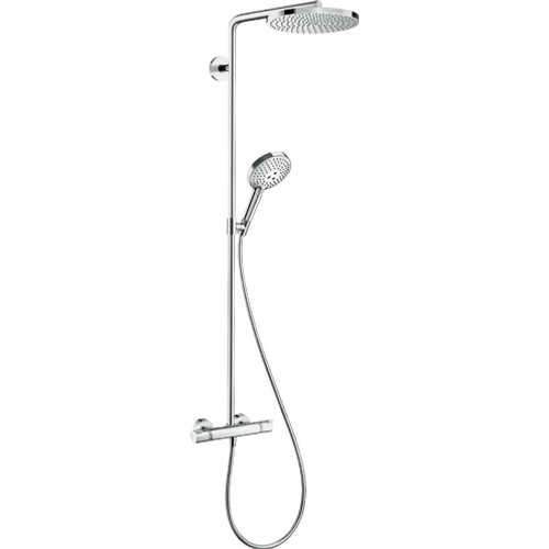 Hansgrohe Raindance S Showerpipe 240, 1jet, PowderRain, EcoSmart, termosztáttal Króm 28823000