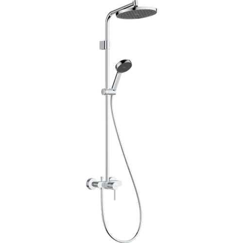 Hansgrohe Activera S Showerpipe 240, 1jet, Ecosmart, egykaros csapteleppel, Varia Króm 28875000