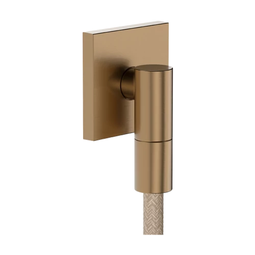 Hansgrohe FixFit Fine E Fali csatlakozó visszafolyásgátlóval Szálcsiszolt Bronz 28883140