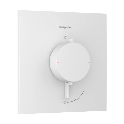 Hansgrohe Ecostat Comfort E Termosztát falsík alatti telepítéshez, 1 funkciós Matt Fehér 33710700
