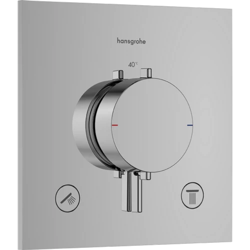 Hansgrohe Ecostat Comfort E Falsík alatti termosztát, 2 funkciós Króm 33711000