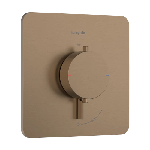 Hansgrohe Ecostat Comfort Q Falsík alatti termosztát, 1 funkciós Szálcsiszolt Bronz 33712140