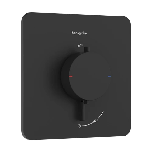 Hansgrohe Ecostat Comfort Q Falsík alatti termosztát, 1 funkciós Matt Fekete 33712670