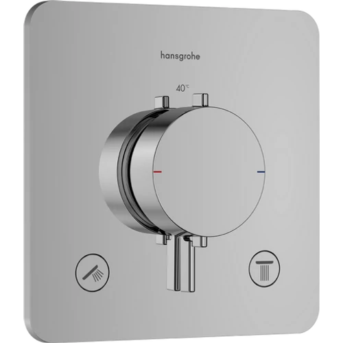 Hansgrohe Ecostat Comfort Q Falsík alatti termosztát, 2 funkciós Króm 33713000