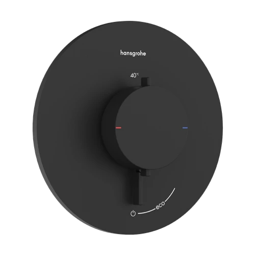 Hansgrohe Ecostat Comfort S Falsík alatti termosztát, 1 funkciós Matt Fekete 33714670