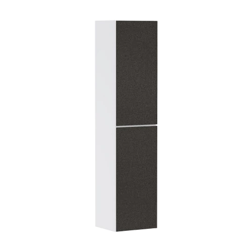 Hansgrohe Xevolos E Magas szekrény 400/360, Matt Fehér színű, jobboldali ajtópánt Textil sötétszürke 54221660