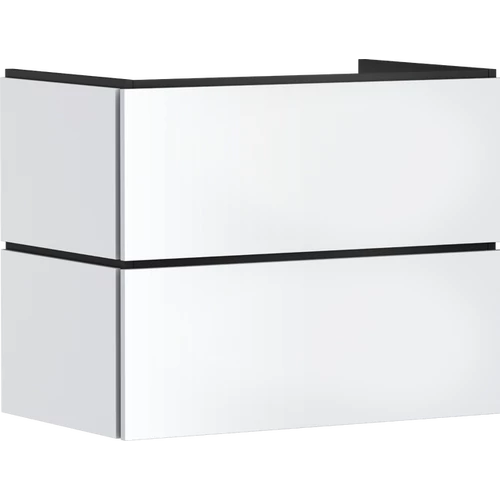 Hansgrohe Xilesa E Mosdószekrény 780/470, 2 fiókkal, Push-Open, normál mosdókhoz Matt Fehér 54296700